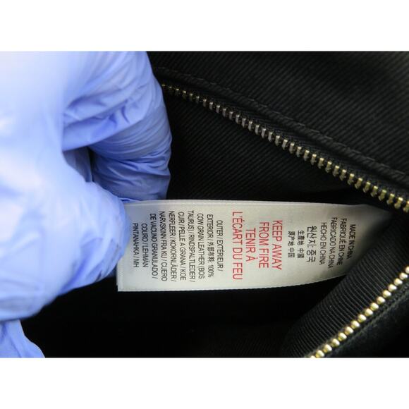 $1790 BURBERRY BANNER BLACK LEATHER HOUSE CHECK CANVAS SHOULDER MEDIUM TOTE BAG - Picture 16 of 16